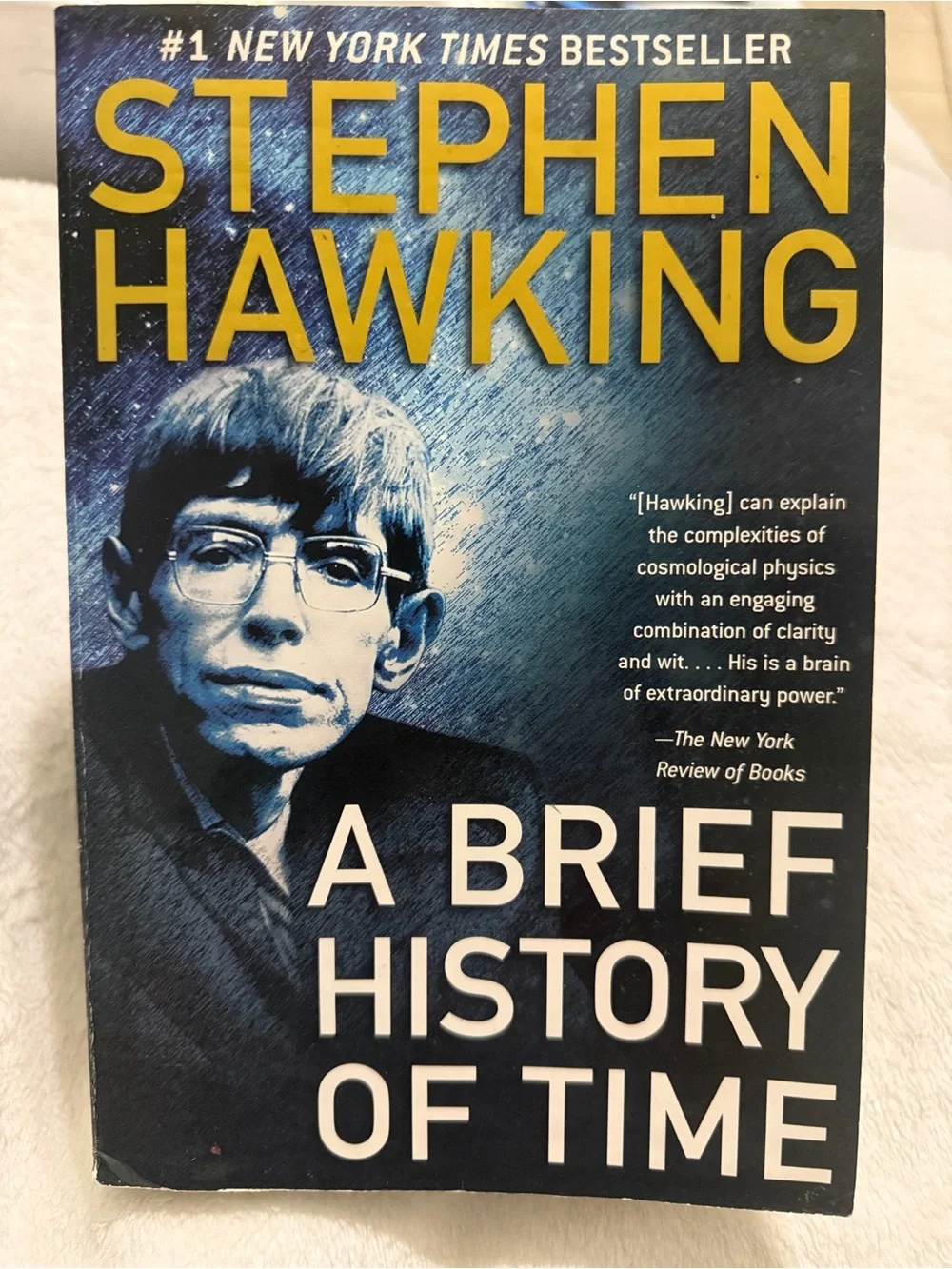 A Brief History of Time — Blue Cover Coffee Table Book
